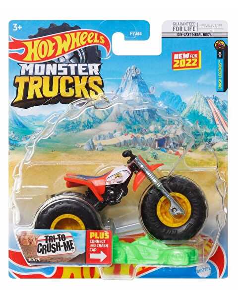 Hot Wheels Monster Trucks 1:64 Arabalar Tri-To Crush Me HCP37