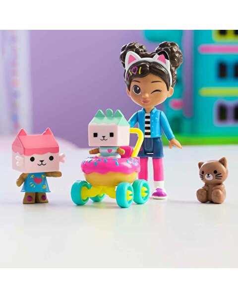 Gabby's Dollhouse Kedi Bakımı Figür Seti