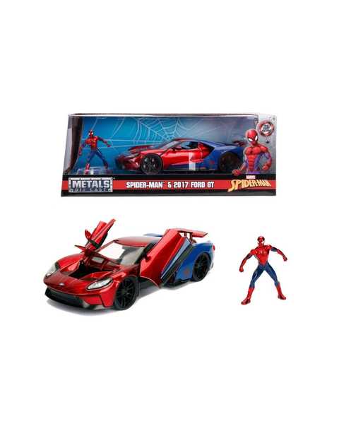 1:24 Ölçekli Marvel Spiderman 2017 Ford GT