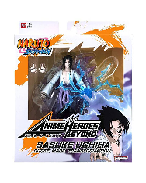 Naruto Anime Sasuke Uchiha 4 Büyük Ninja Savaşı Figürü 16 cm