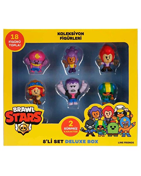 Brawl Stars Delüks 8'li Figür Seti Set 1