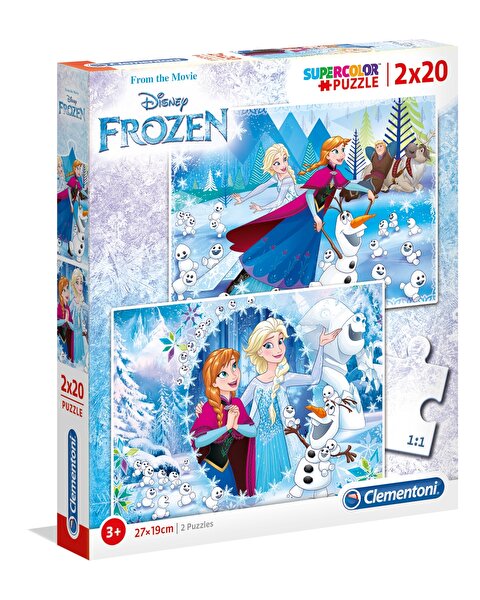 Clementoni 2x20 Parça Frozen Puzzle