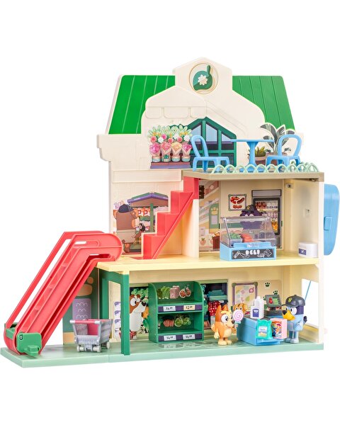 Bluey Yürüyen Merdivenli Süpermarket Oyun Seti