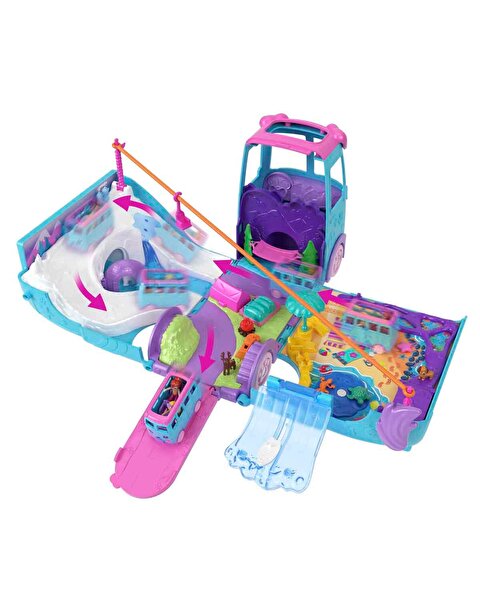 Polly Pocket Hayvancıkların Karavan Macerası Oyun Seti JCC22
