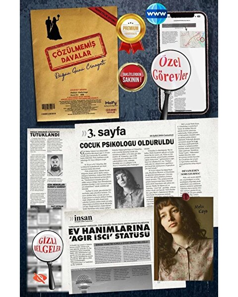 Çözülmemiş Davalar Düğün Günü Cinayeti Dedektif Oyunu