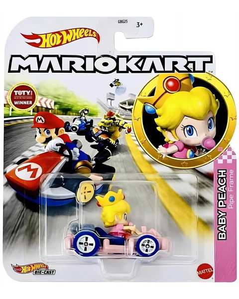 Hot Wheels Mario Kart Karakter Araçlar Baby Peach HDB30