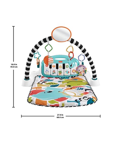 Fisher Price'tan Neşeli Hayvanlar Piyanolu Jimnastik Merkezi HWY49