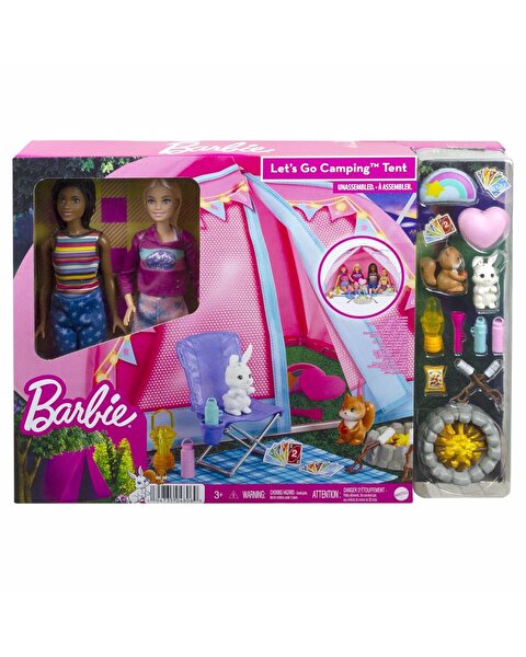 Barbie Malibu ve Brooklyn Kampta Oyun Seti HGC18