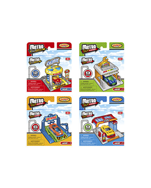 Express Wheels Metro Town Oto Servis Oyun Seti