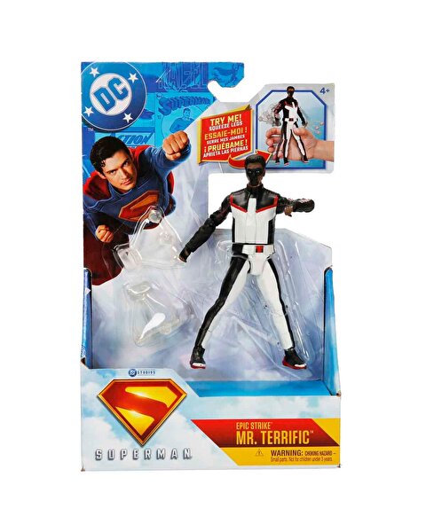 DC Comics Mr.Terrific Epik Strike Aksiyon Figürü 15 Cm