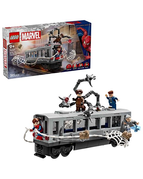 LEGO Marvel Örümcek Adam ile Doktor Oktopus Metro Sahnesi 76321
