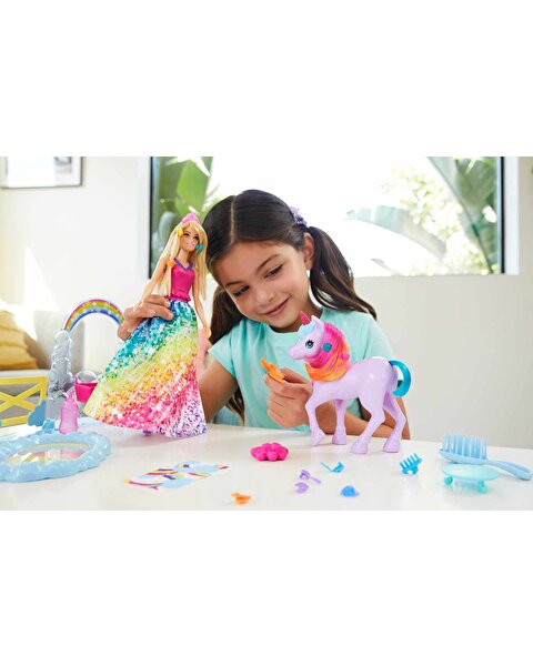 Barbie Dreamtopia Bebek ve Tek Boynuzlu At GTG01