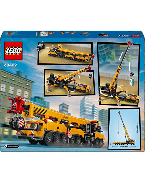 LEGO City Sarı Mobil İnşaat Vinci 60409