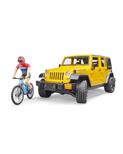 Bruder Jeep W. Rubicon ve Bisiklet Sürücüsü
