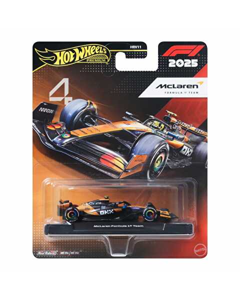 Hot Wheels Premium Formula 1 Yarış Arabası Mclaren Formula 1 Team JKD88