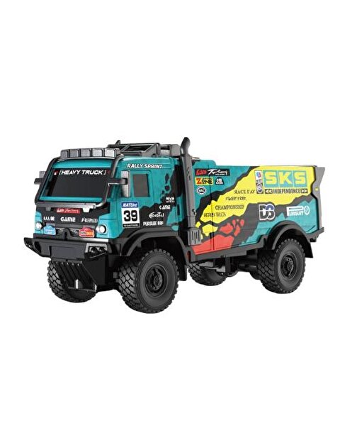 1:20 Sesli ve Işıklı Heavy Truck Arazi Aracı Mavi