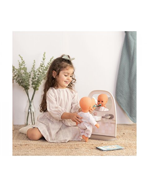 Smoby Baby Nurse Eğitici 2'si 1 Arada Tuvalet ve Lavabo Seti