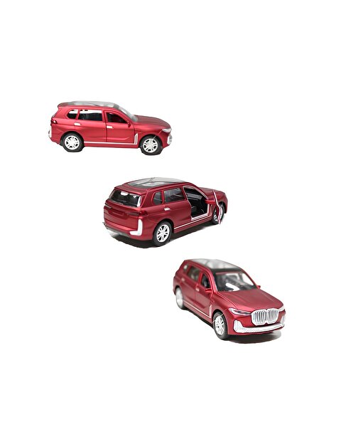 Sesli Işıklı Metal Çek Bırak Jeep Kırmızı