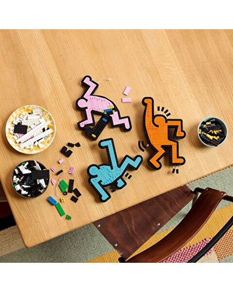 LEGO Art Keith Haring Dans Eden Figürler 31216
