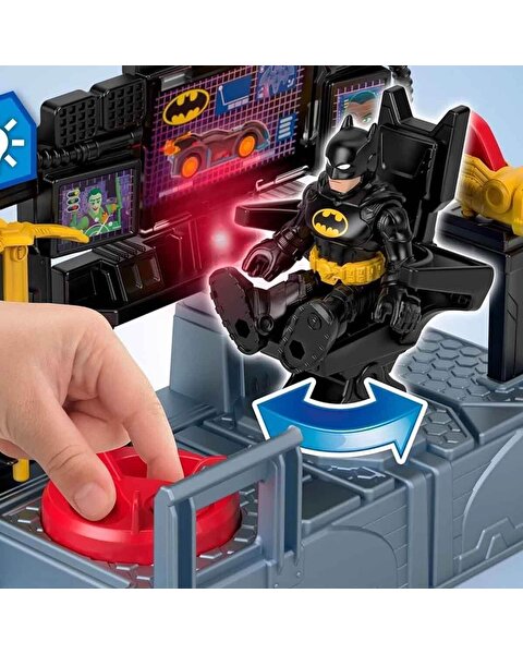 Işıklı Imaginext DC Super Friends Bat Komuta Merkezi Oyun Seti JFD93