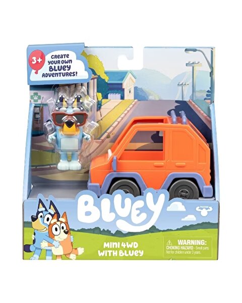 Bluey 4x4 Mini Araç ve Figür Seti