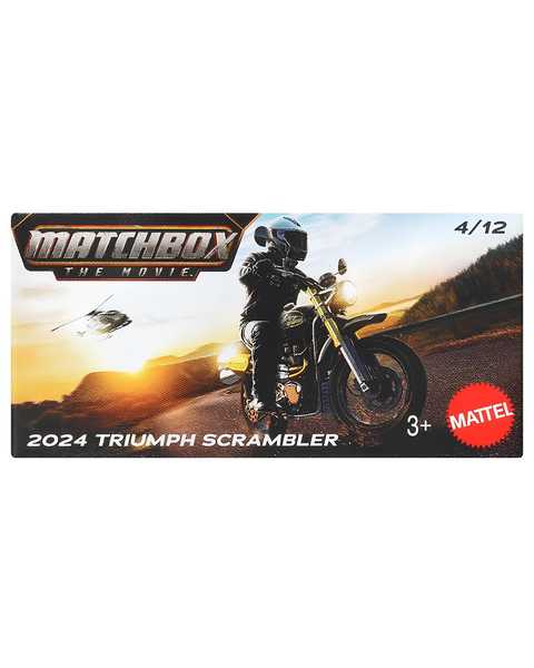 Matchbox The Movie 1:64 Arabalar 2024 Triumph Scrambler JND24