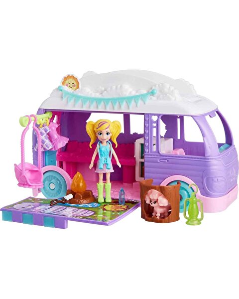 Polly Pocket Eğlenceli Karavan Oyun Seti JCC32