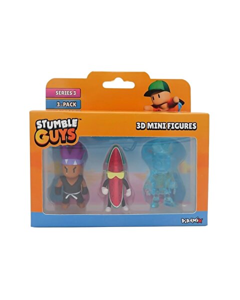 Stumble Guys 3'lü Mini Figür Seti 8 S3 40023