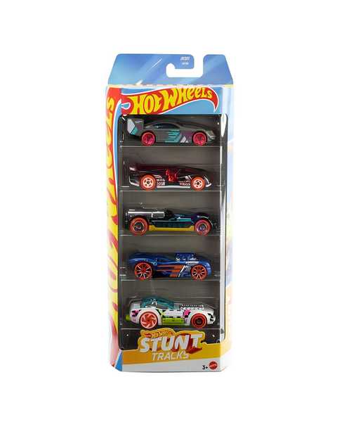 Hot Wheels Beşli Araba Seti Stunt Tracks JKG07