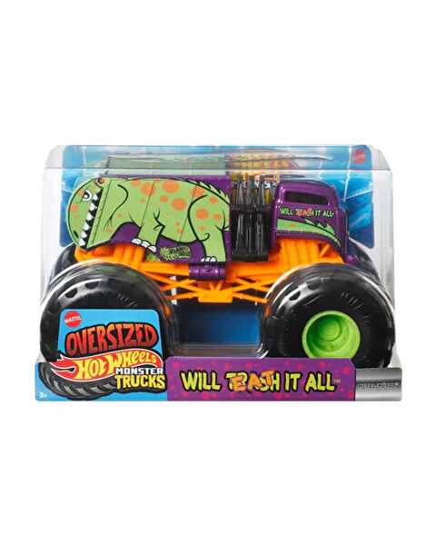 Hot Wheels Monster Trucks 1:24 Arabalar Will Eat It All JJB04