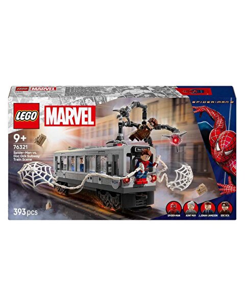 LEGO Marvel Örümcek Adam ile Doktor Oktopus Metro Sahnesi 76321
