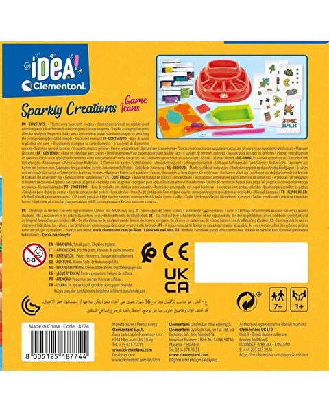 Clementoni Idea Sparkly Creations Oyun Simgeleri