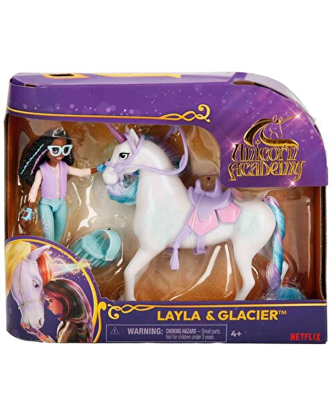 Unicorn Academy Figür Layla ve Glacier