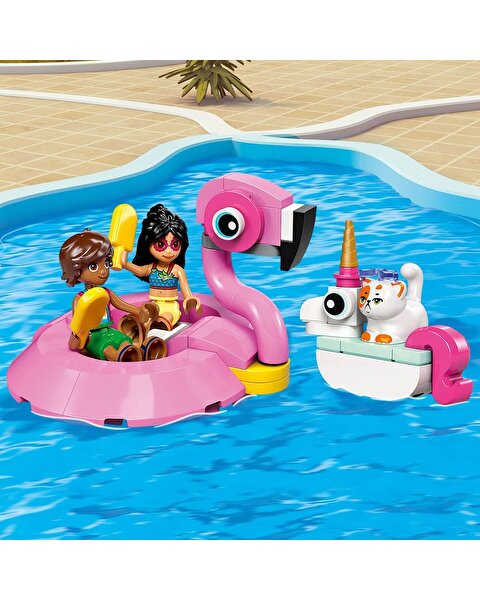 LEGO Friends Tek Boynuzlu At ve Flamingo Havuz Partisi 42658