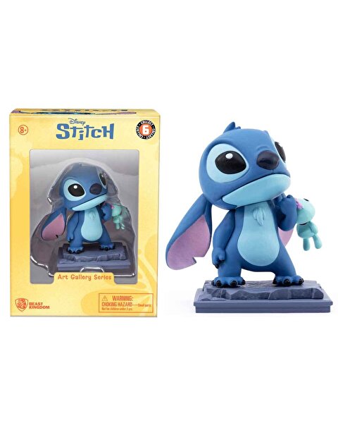 Disney Stitch Art Gallery Serisi Tekli Figür Paketi Thinker Stitch