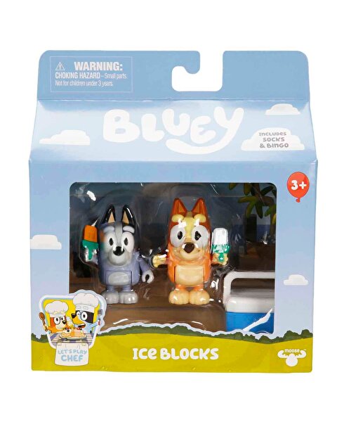 Bluey 2’li Aksesuarlı Figür Seti Ice Blocks