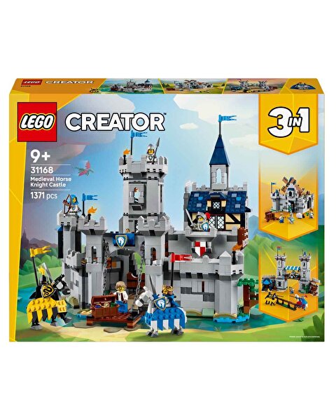 LEGO Creator 3 in 1 Orta Çağ Atlı Şövalye Kalesi 31168