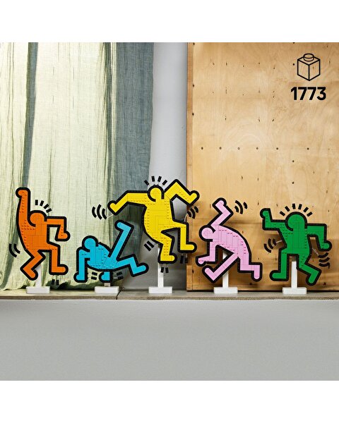 LEGO Art Keith Haring Dans Eden Figürler 31216