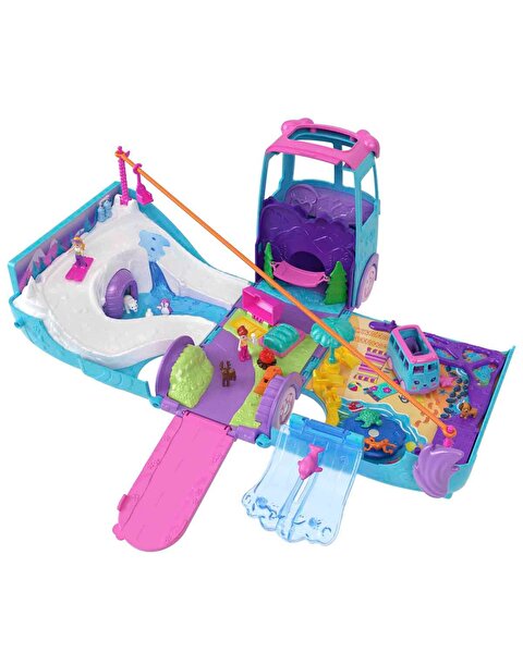 Polly Pocket Hayvancıkların Karavan Macerası Oyun Seti JCC22