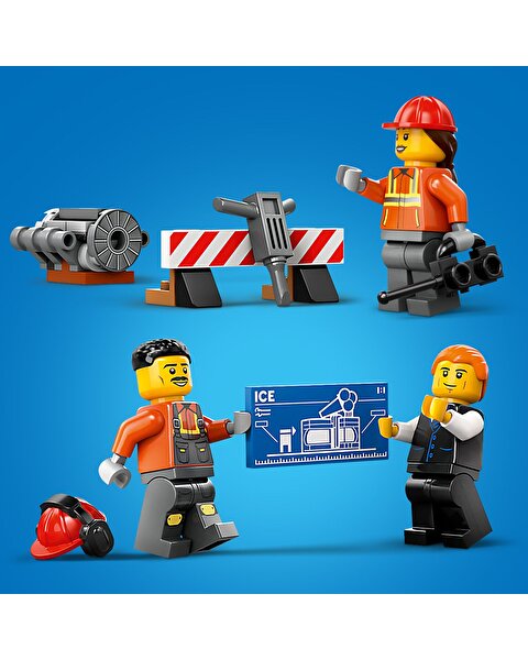 LEGO City Sarı İnşaat Ekskavatörü 60420