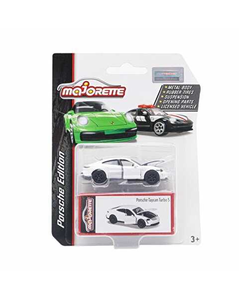 Majorette Porsche Edition Porsche Taycan Turbo S Beyaz