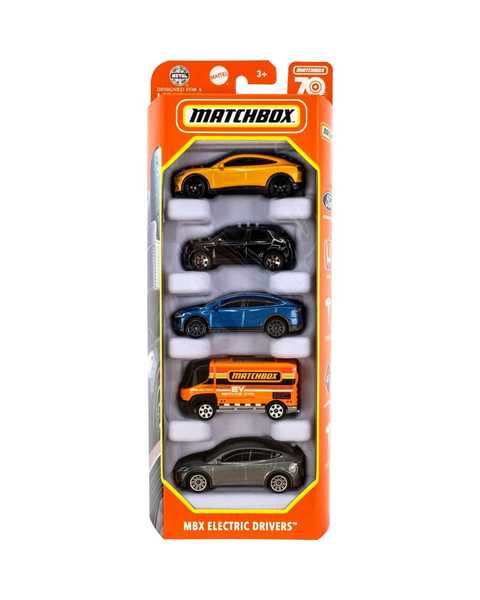 Matchbox Beşli Araba Seti Mbx Mbx Electric Drivers HKY20
