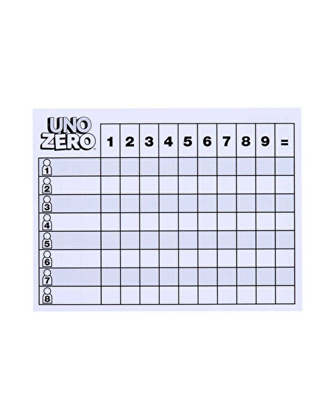 UNO Zero Kartlar JHH48