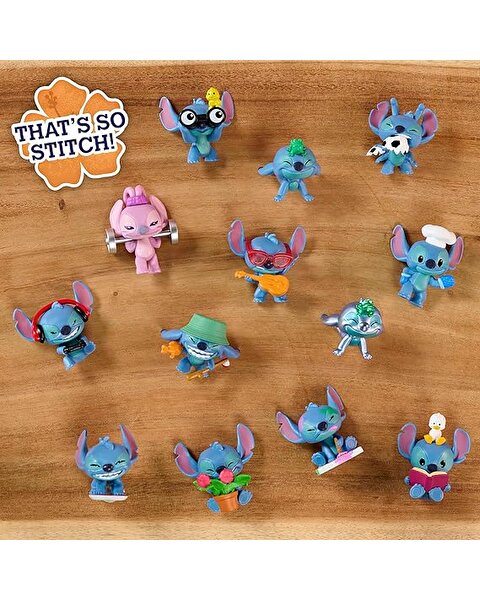 Disney Stitch Mini Kapsül Figürler Sürpriz Paket 46334