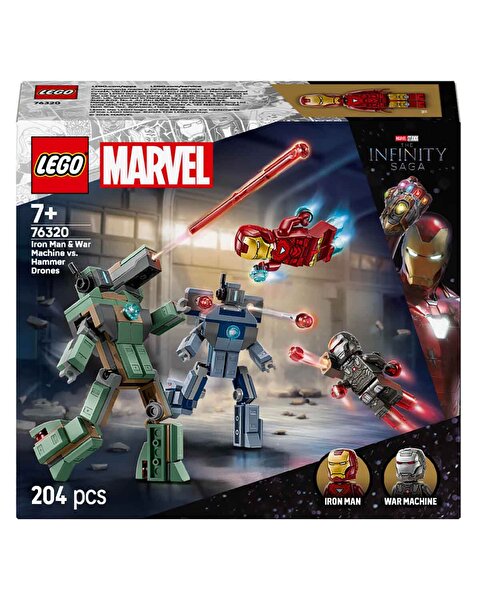 LEGO Marvel Iron Man ve War Machine, Hammer İnsansız Hava Araçlarına Karşı 76320