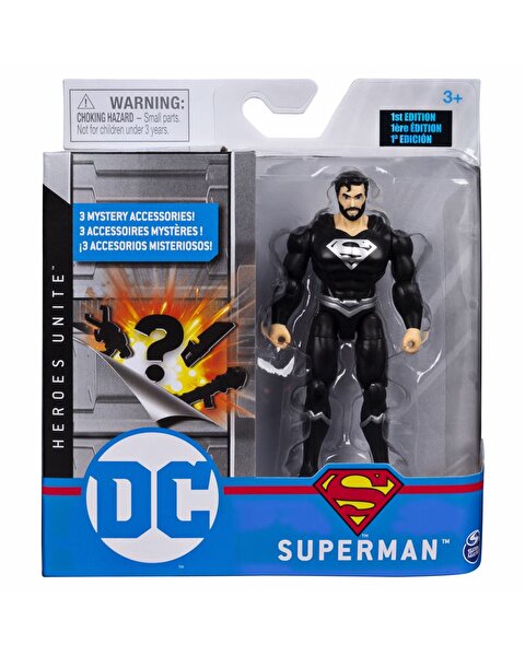 DC Siyah Superman Aksiyon Figür 10 cm.