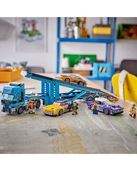 LEGO City Spor Arabalı Araç Taşıma Kamyonu 60408