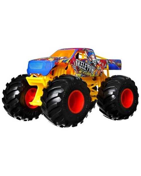 Hot Wheels Monster Trucks 1:24 Arabalar Skeleton Crew GTJ46