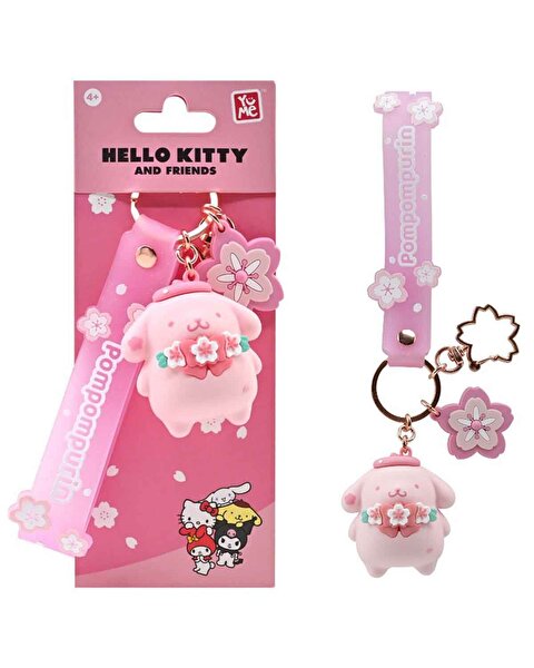Hello Kitty & Friends Sakura Serisi Anahtarlık Pompompurin