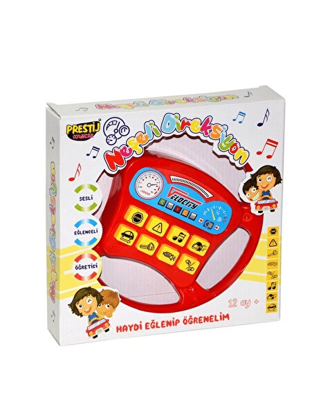 Pilli Neşeli Direksiyon Kırmızı